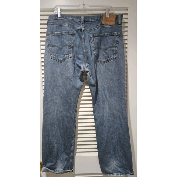 Levi Strauss Signature Mens Straight Fit Denim Jeans 38 x 30 - Picture 1 of 4